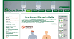 Desktop Screenshot of cube-biotech.com